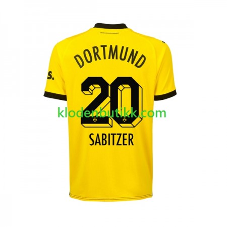 Borussia Dortmund Marcel Sabitzer 20 Hjemme Fotballdrakt 2023/24 Kortermet